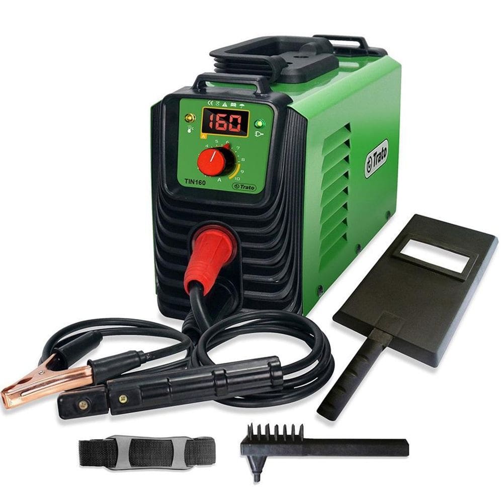 Máquina Solda Inversora 160A Mma Tiglift Tin160 Bivolt Trato