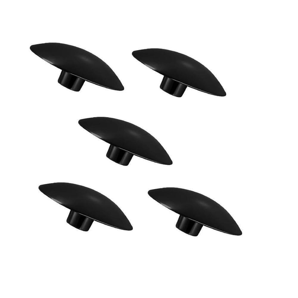 Kit 5 Puxador Orion Zen 33X20Mm Preto Zp1883.24 Pequeno