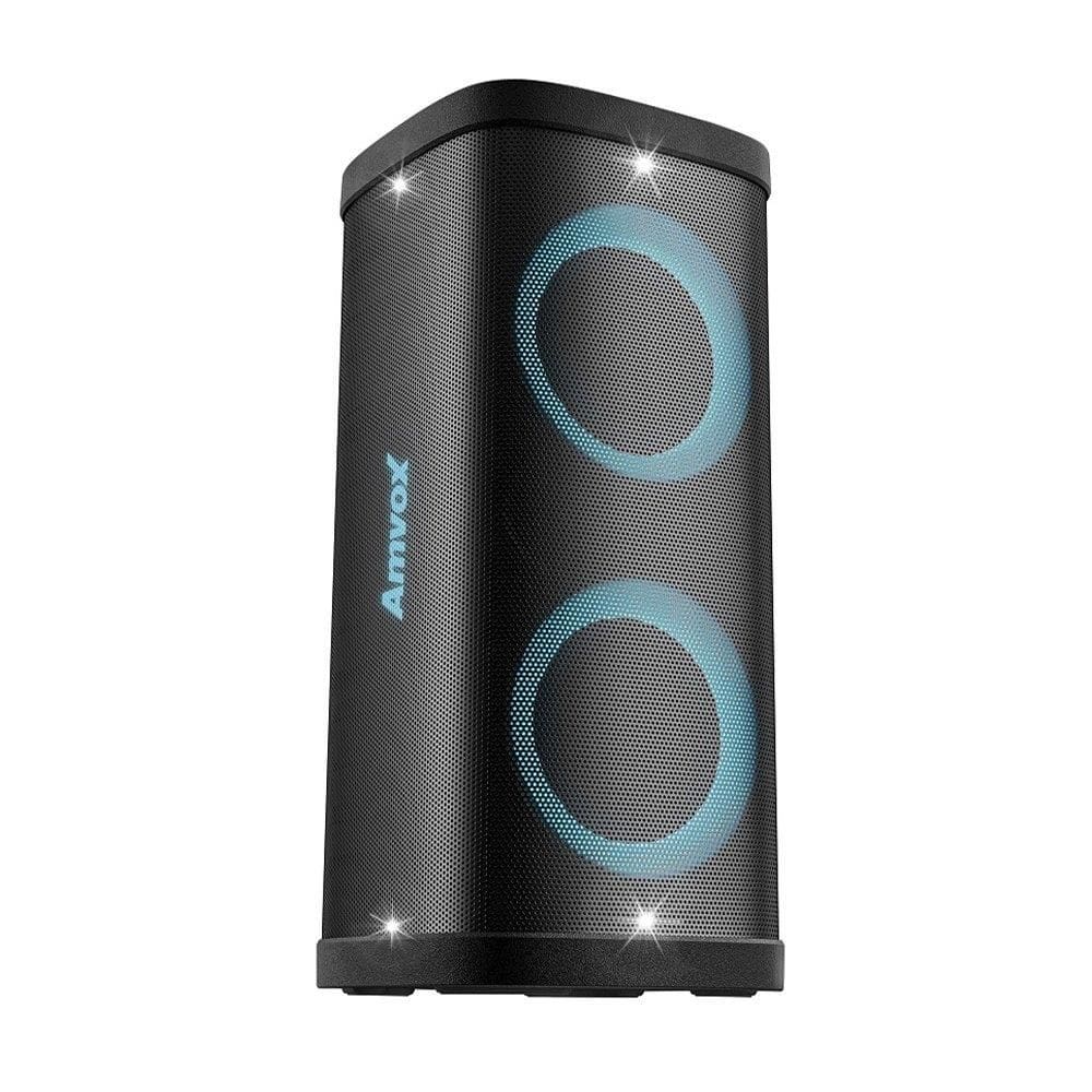 Caixa de Som Amplificada Amvox ACA 1200 Party Vox Elite - Entrada USB, Cartão SD, FM, Led, Bluetooth, 1200W, Bivolt
