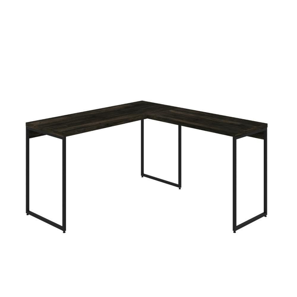 Mesa Em L Dynamica Office 135x140x75cm Carvalho Dark - Carvalho Dark -