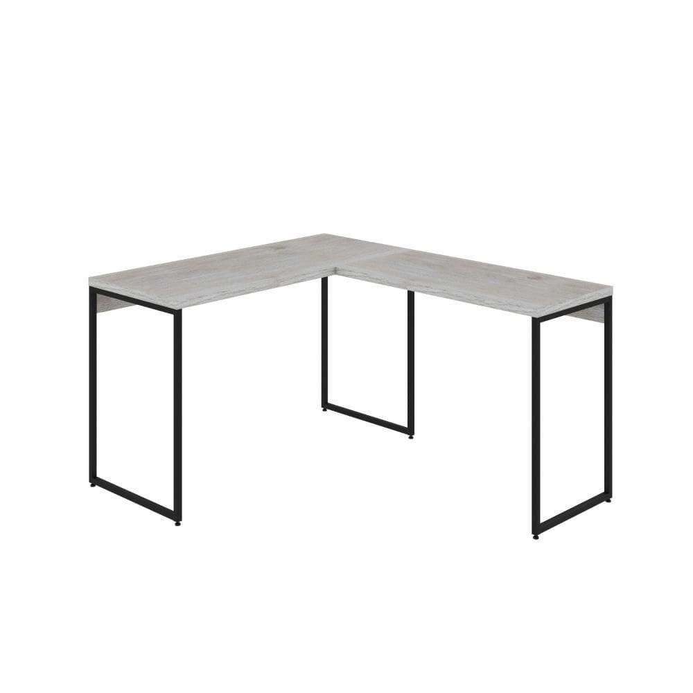 Mesa Em L Dynamica Office 120x140x75cm Snow - Snow -