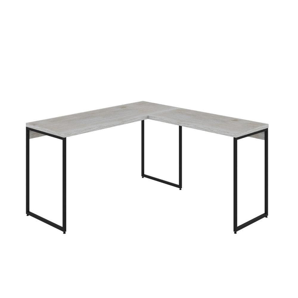 Mesa Em L Dynamica Office 135x140x75cm Snow - Snow -