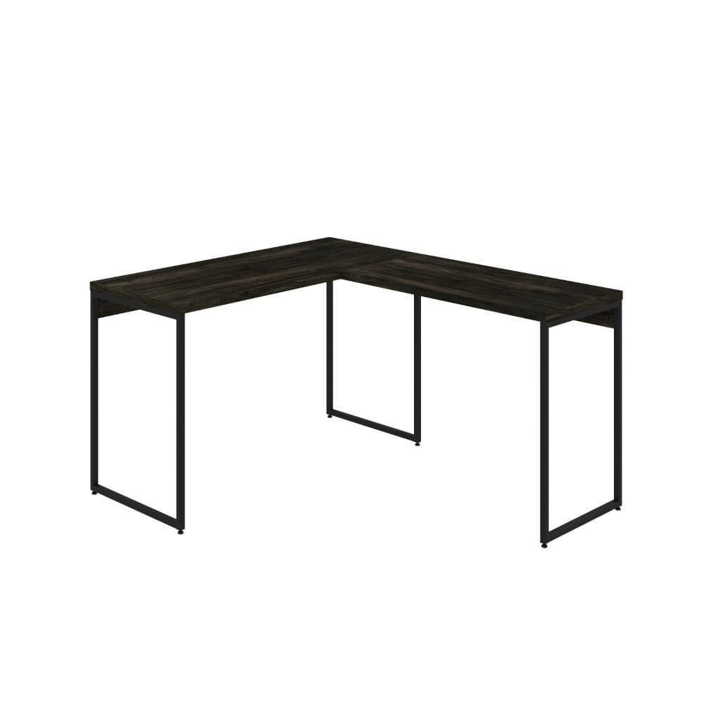 Mesa Em L Dynamica Office 120x140x75cm Carvalho Dark - Carvalho Dark -