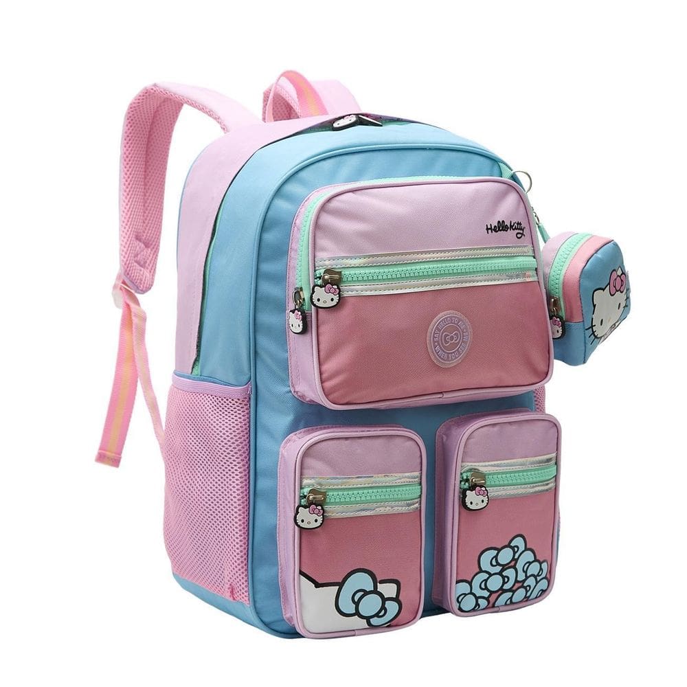 Mochila Infantil De Costas Escolar Adolescente Hello Kitty