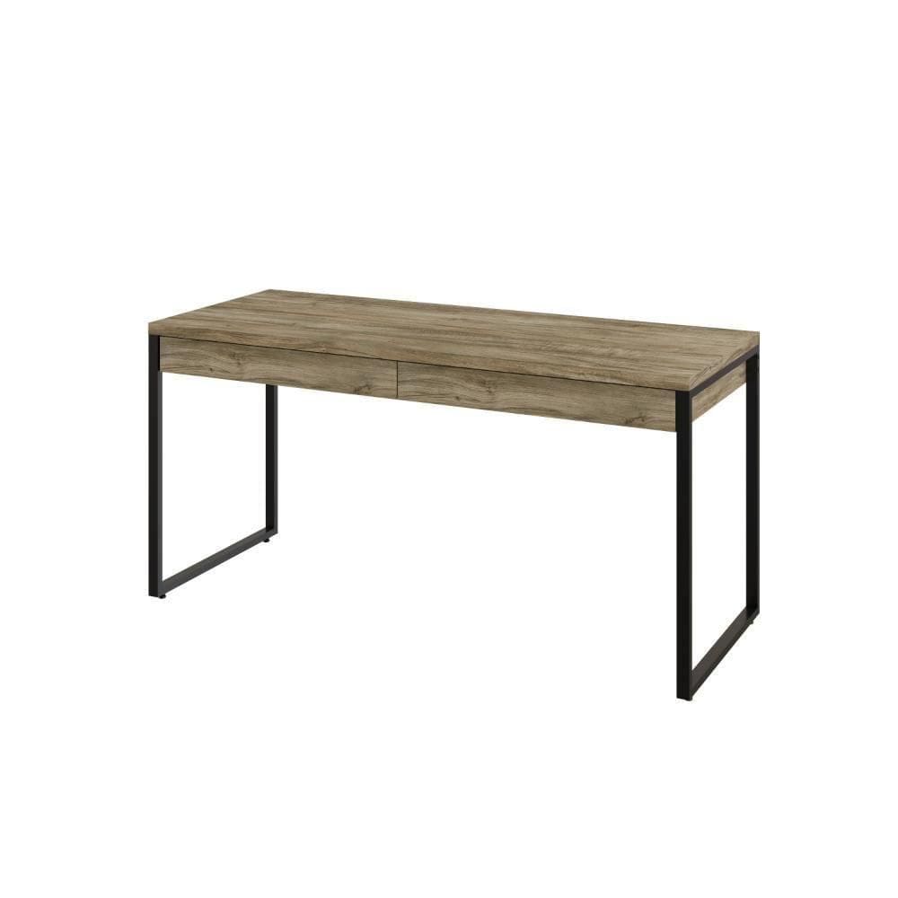 Mesa Kuadra Diretor 150x60x75cm C-02 Gavetas Carvalho - Carvalho -
