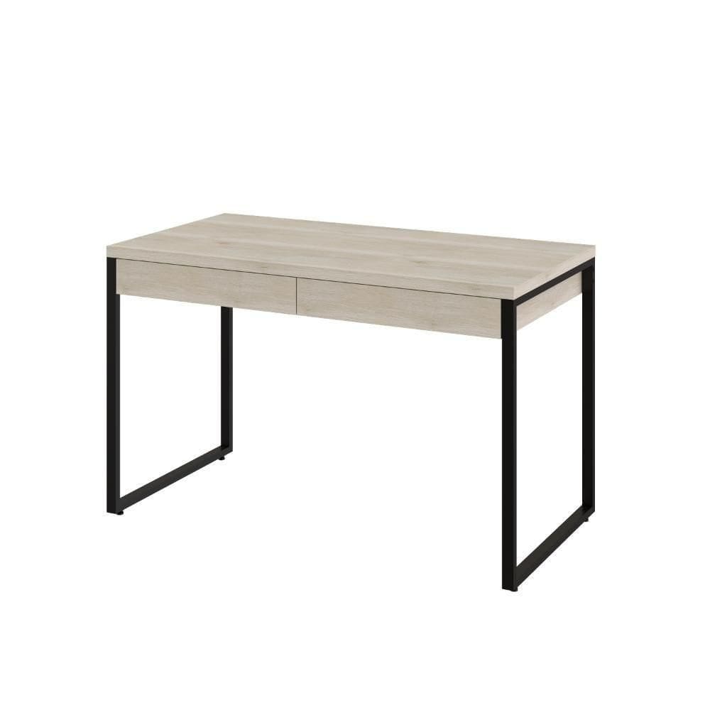 Mesa Kuadra Office 120x60x75cm C-02 Gavetas Snow - Snow -