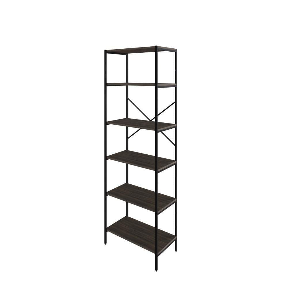 Estante C/06 Prateleiras 186x60x33cm Tub Tueh1866 Nogal - Nogal /