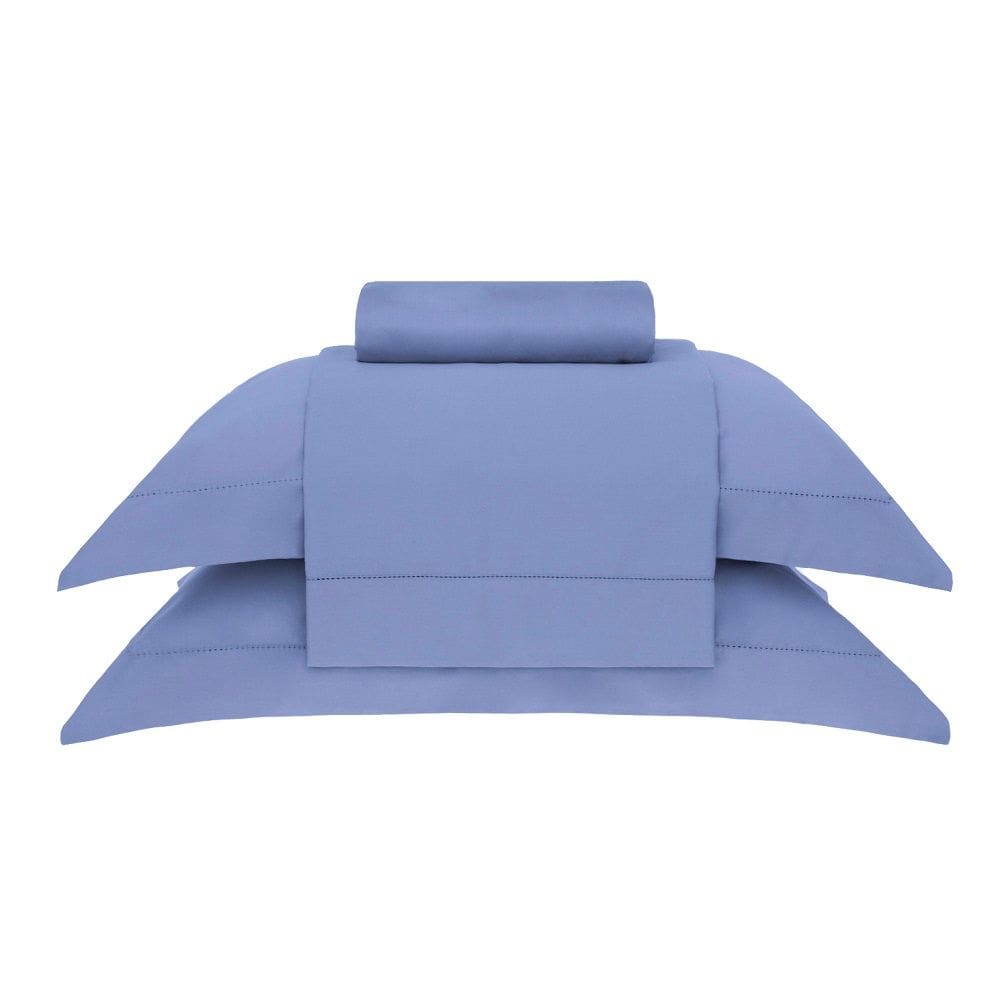 Jogo Cama Casal Buddemeyer 300 Fios Bud Vision New Colors 2 Azul 081