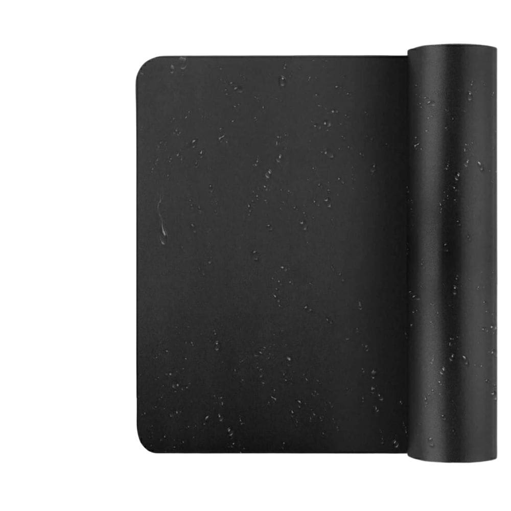 Kit 3 Mouse Pad Pequeno 20X20 sintético Quadrado Preto