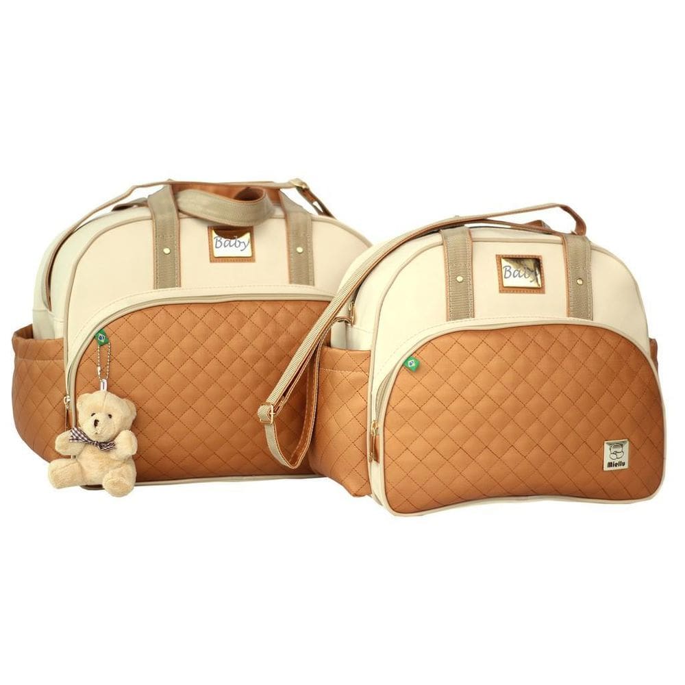 Kit Bolsas Bebe Maternidade Elegance Enxoval Miellu Bolsas