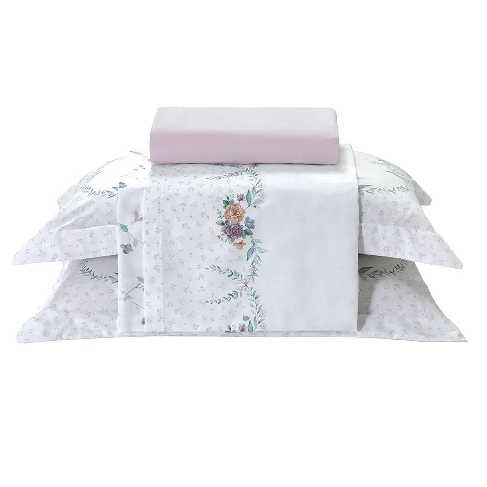 Jogo Cama Casal Döhler 200 Fios Rubi Leonor