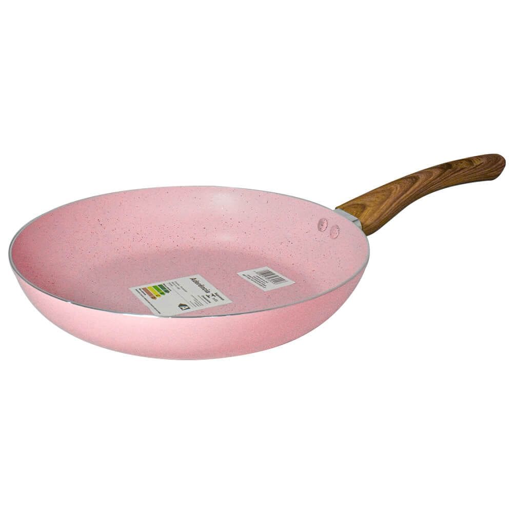 Frigideira Antiaderente Revestimento Cerâmica 26cm Sahara Chama Rosa - Casambiente