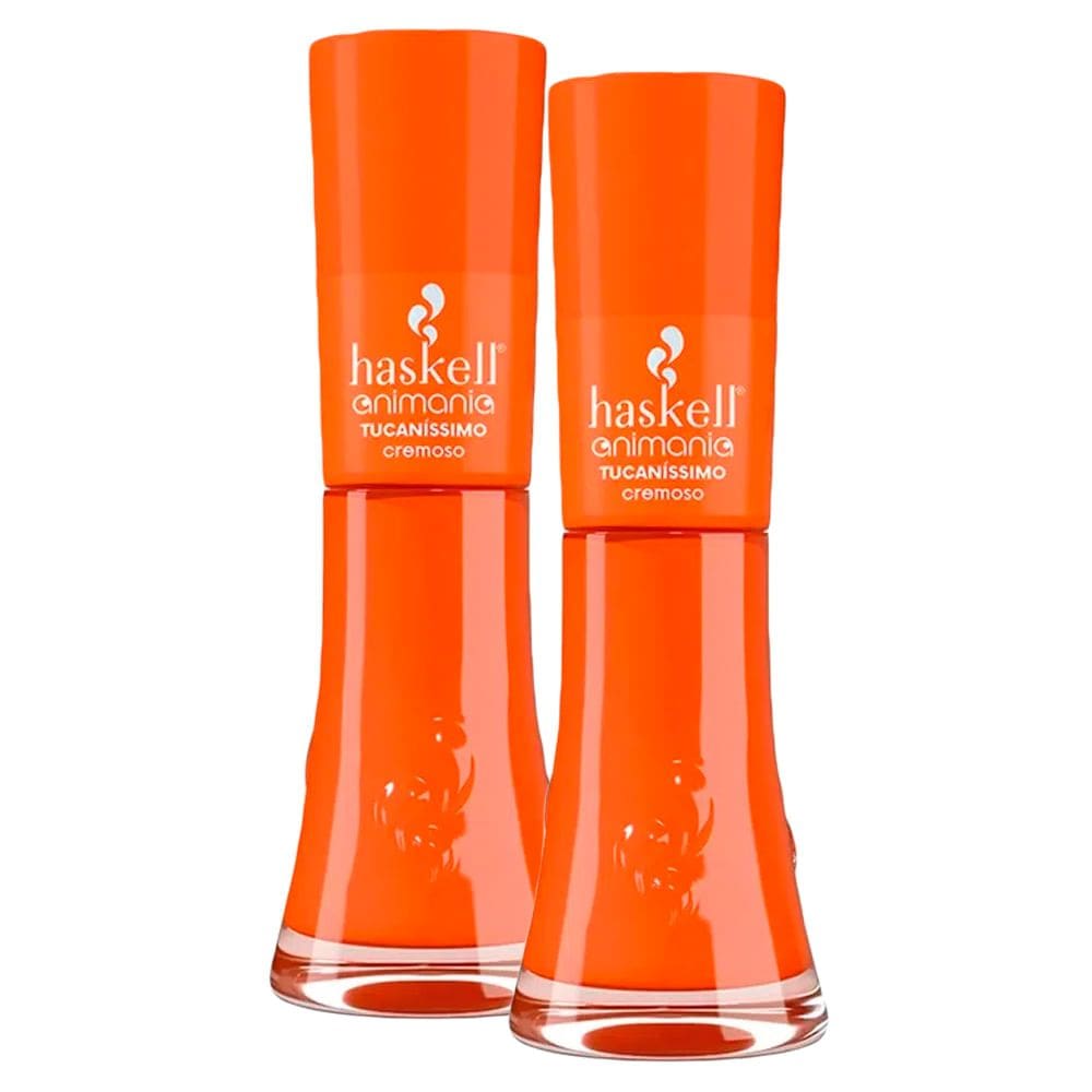 Kit 3X Esmalte Haskell Animania Cor Tucaníssimo 8ml
