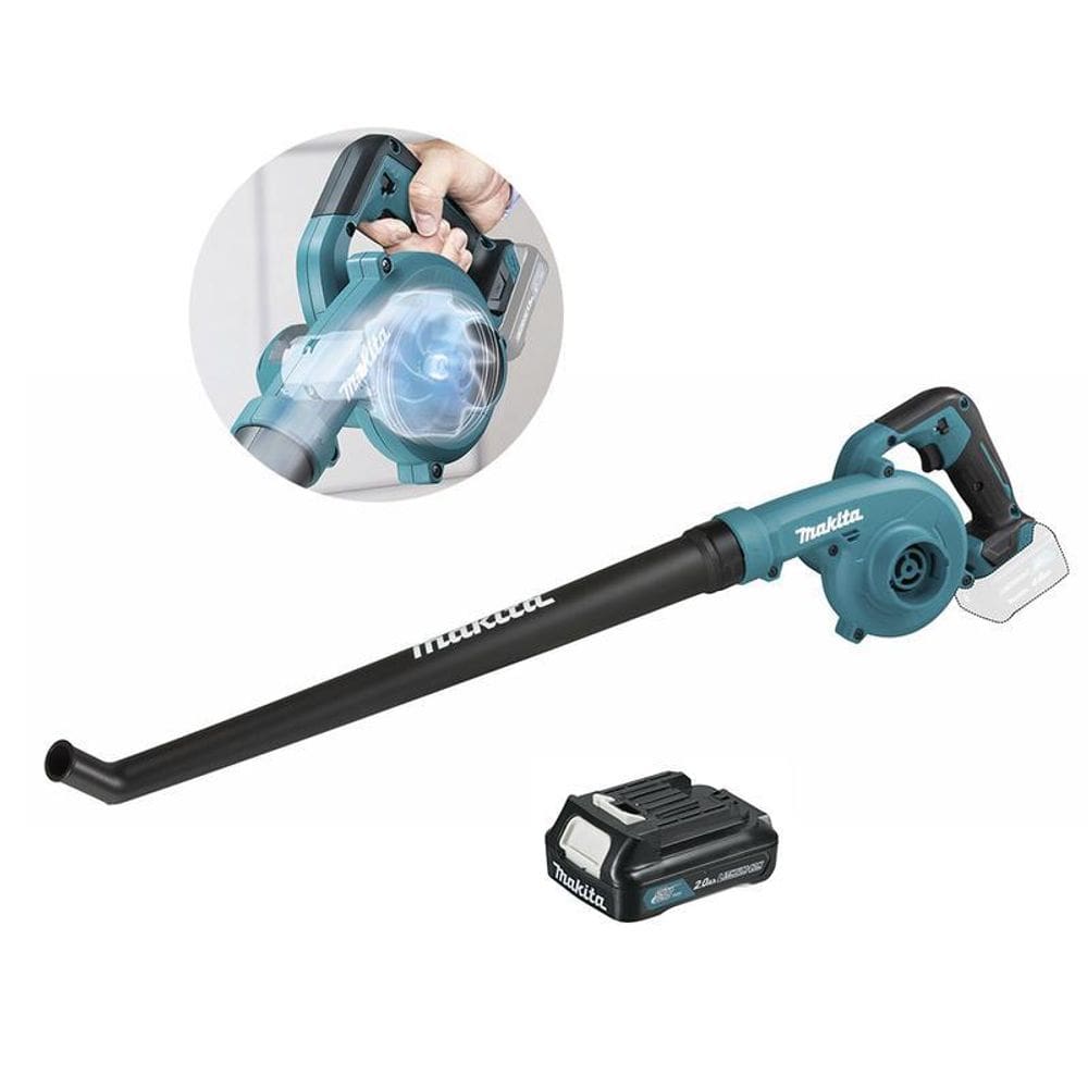 Soprador De Folhas A Bat 12V Makita Ub101Dz + 1 Bateria 2Ah