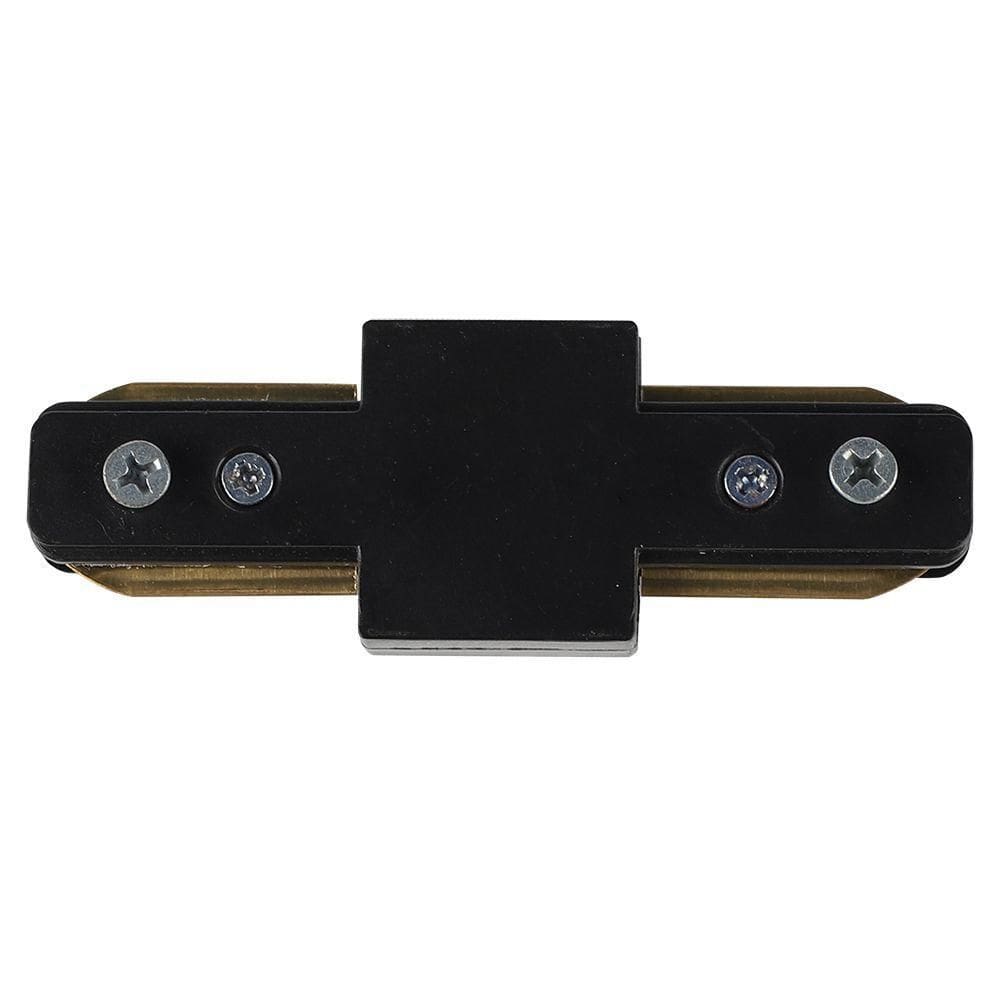 Conector Slim Preto para Trilhos - Blumenau