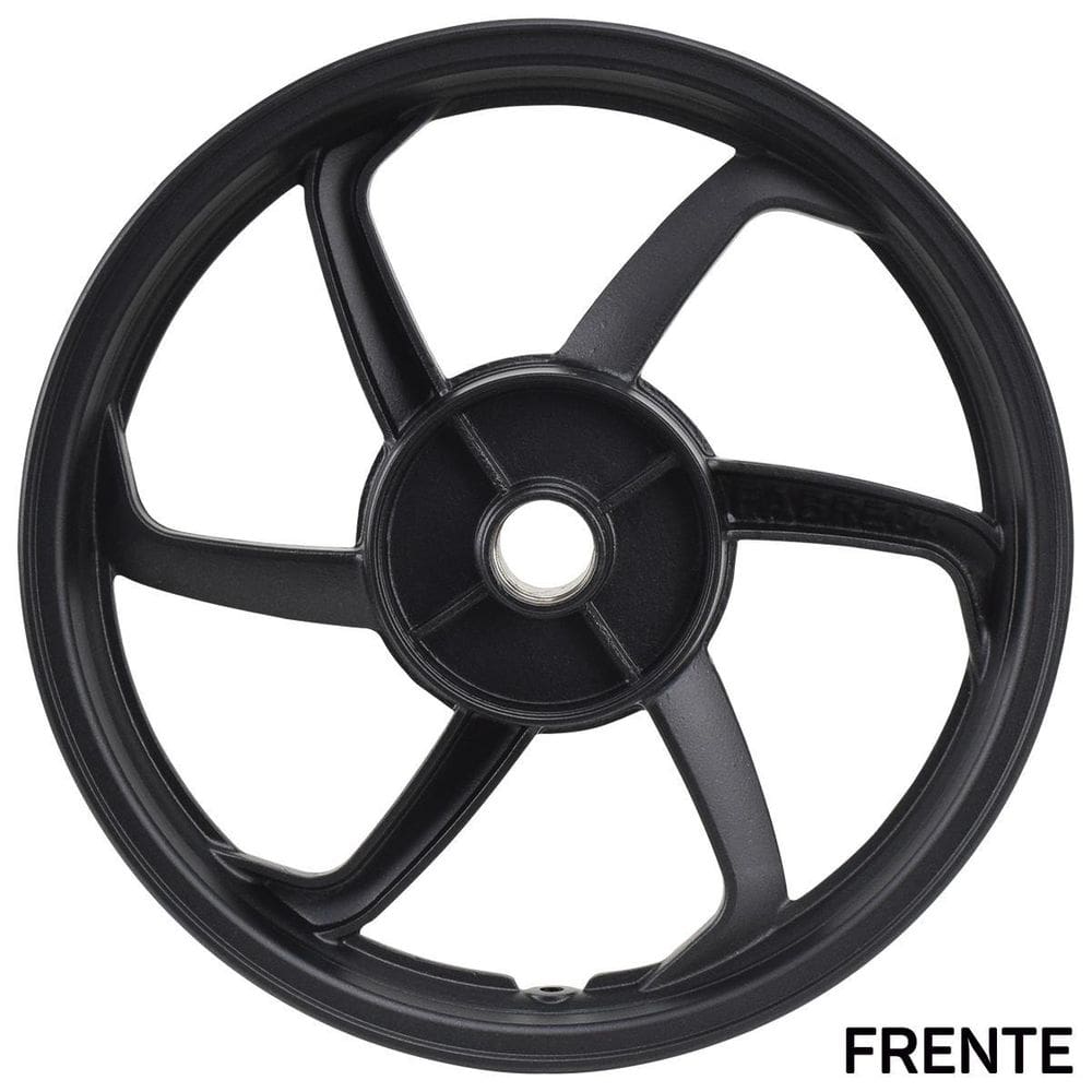 Roda Traseira Biz 125 Preta Freio Tambor Fabreck