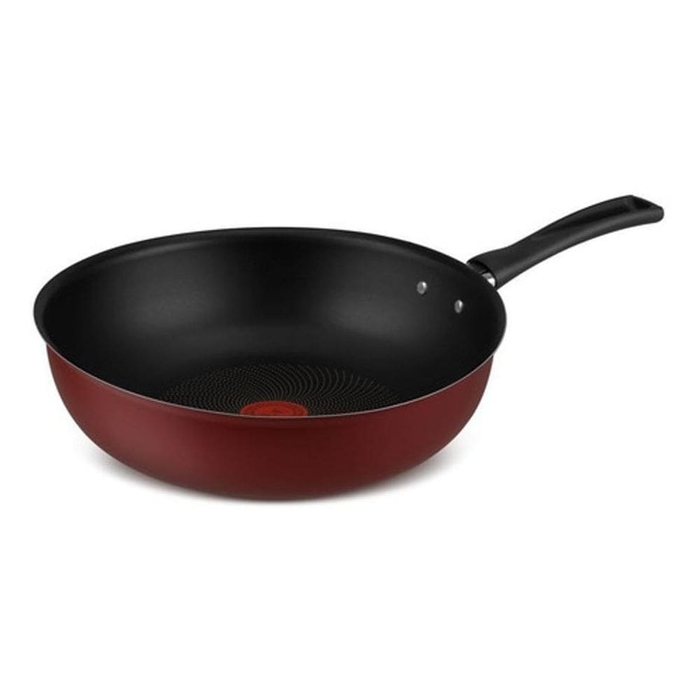 Frigideira Funda 24Cm Rochedo Limpa Fácil - Vermelho
