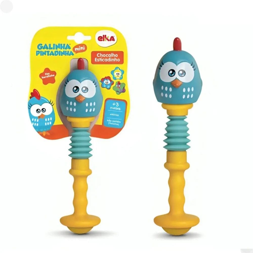 Chocalho Esticadinho Galinha Pintadinha - Elka