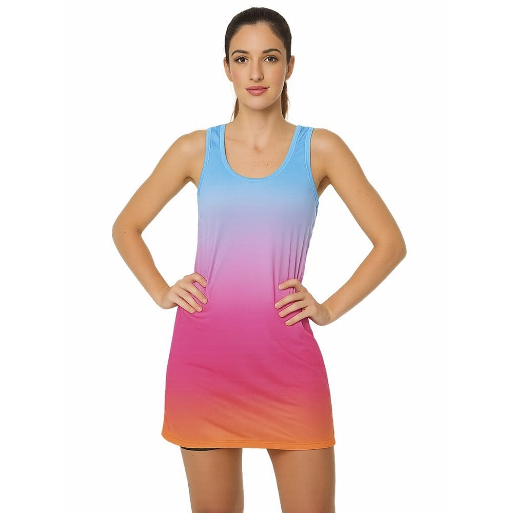 Vestido Fitness Adulto Ginastica Beach Tennis Proteção Solar UV50+