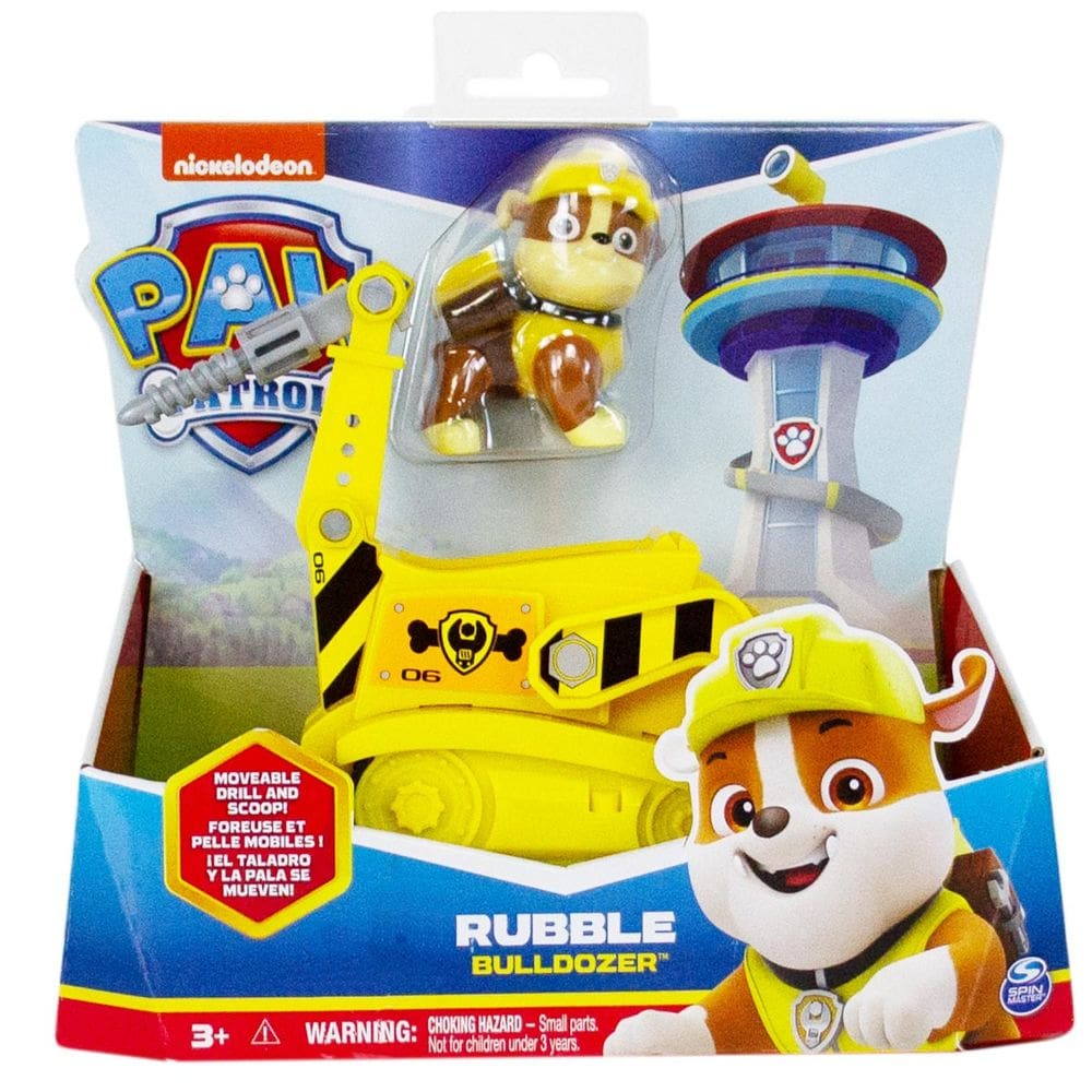 Patrulha Canina - Veículos Com Figura - Rubble