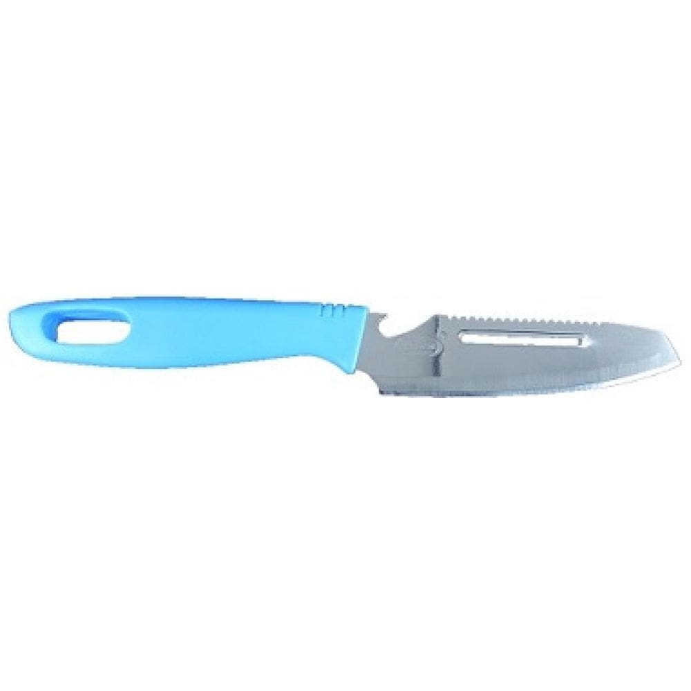 Jogo De Facas Gourmet Multiuso 4 Em 1 Aço Inox Pp Com Bainha