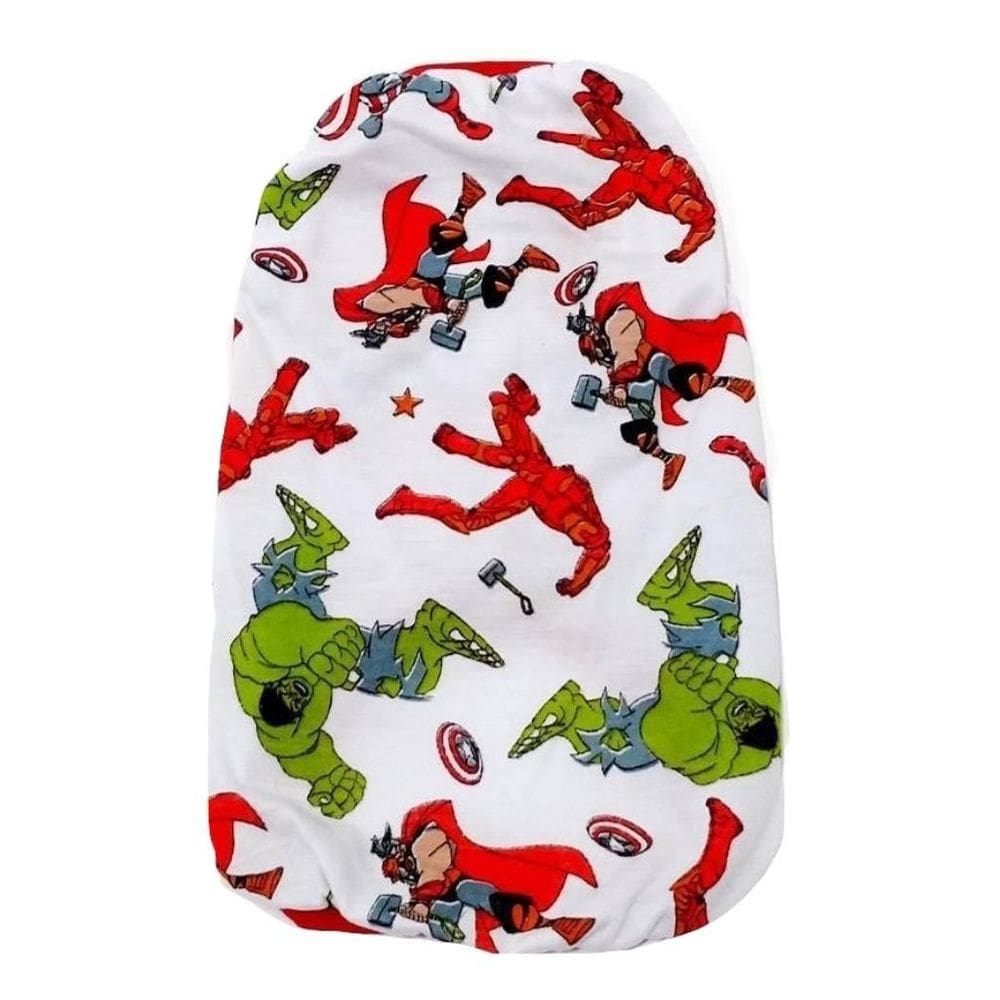 Pijama para cachorro Estampa Personagens Vingadores branca M