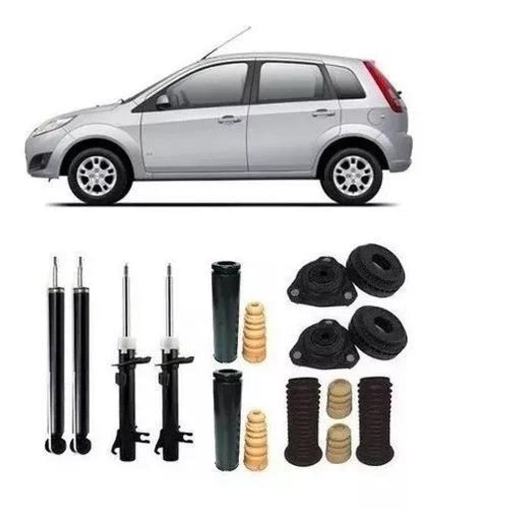 4 Amortecedor+ Kit Suspensão Fiesta 2006