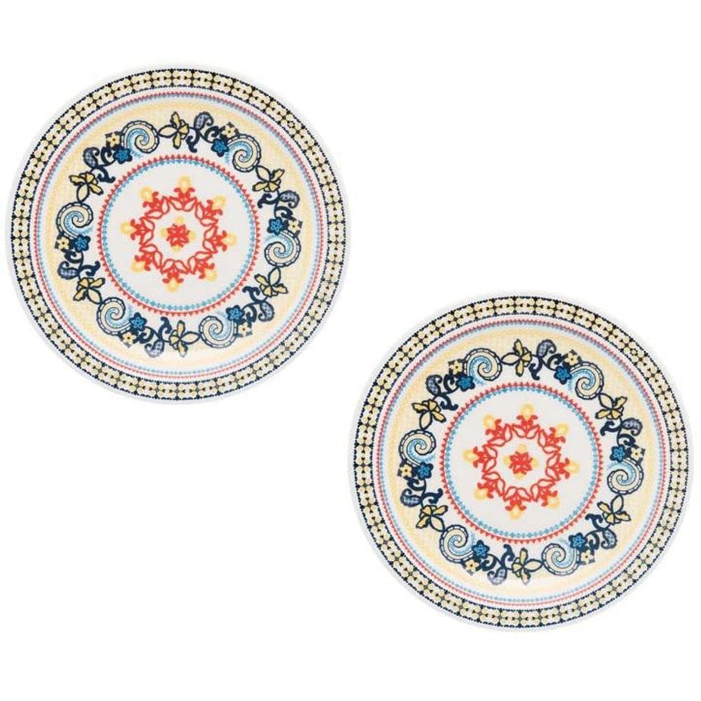 Kit 2 Pratos Rasos 26Cm Floreal La Pollera Oxford