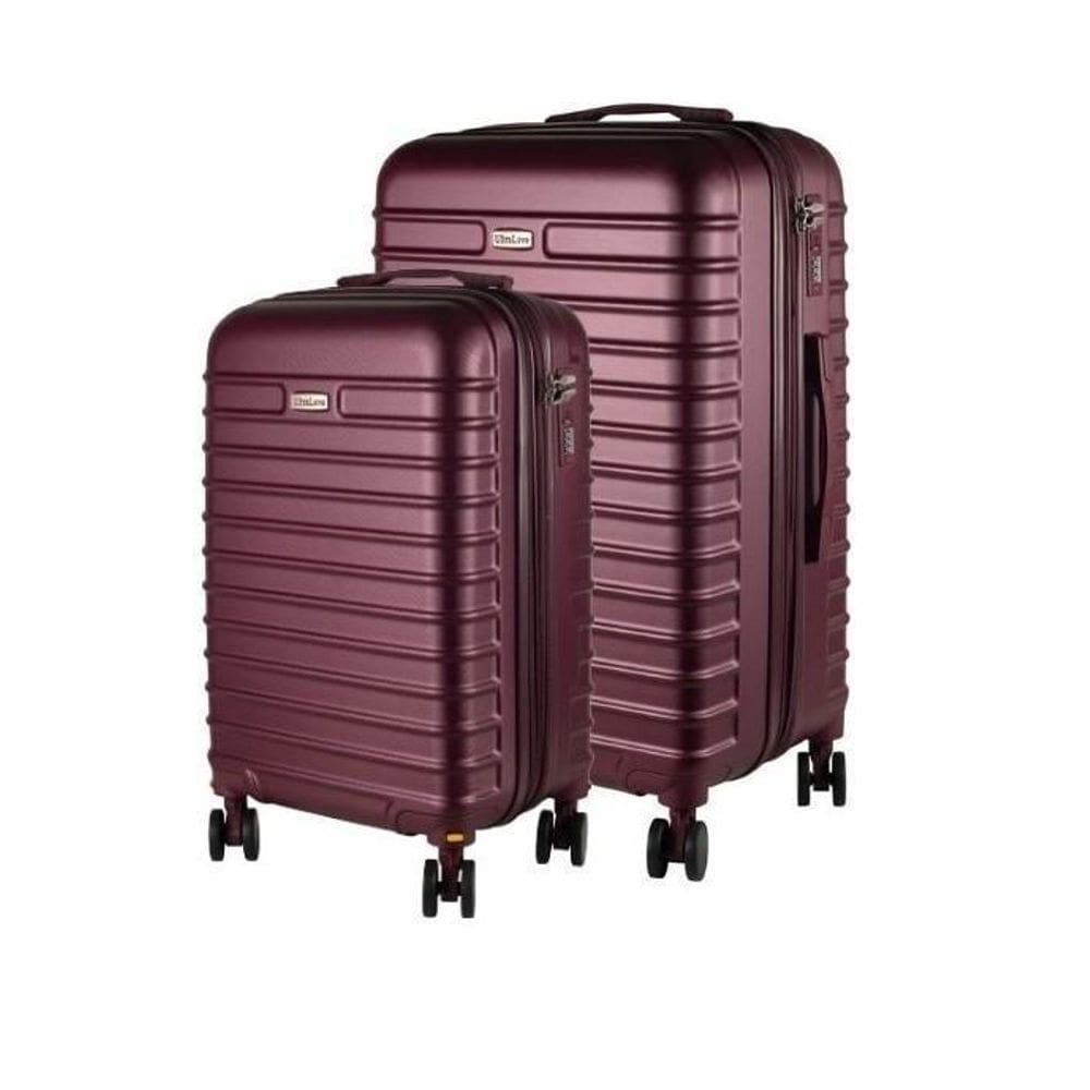 Conjunto Mala 23Kg + Mala 10Kg Expansível Vinho Fan