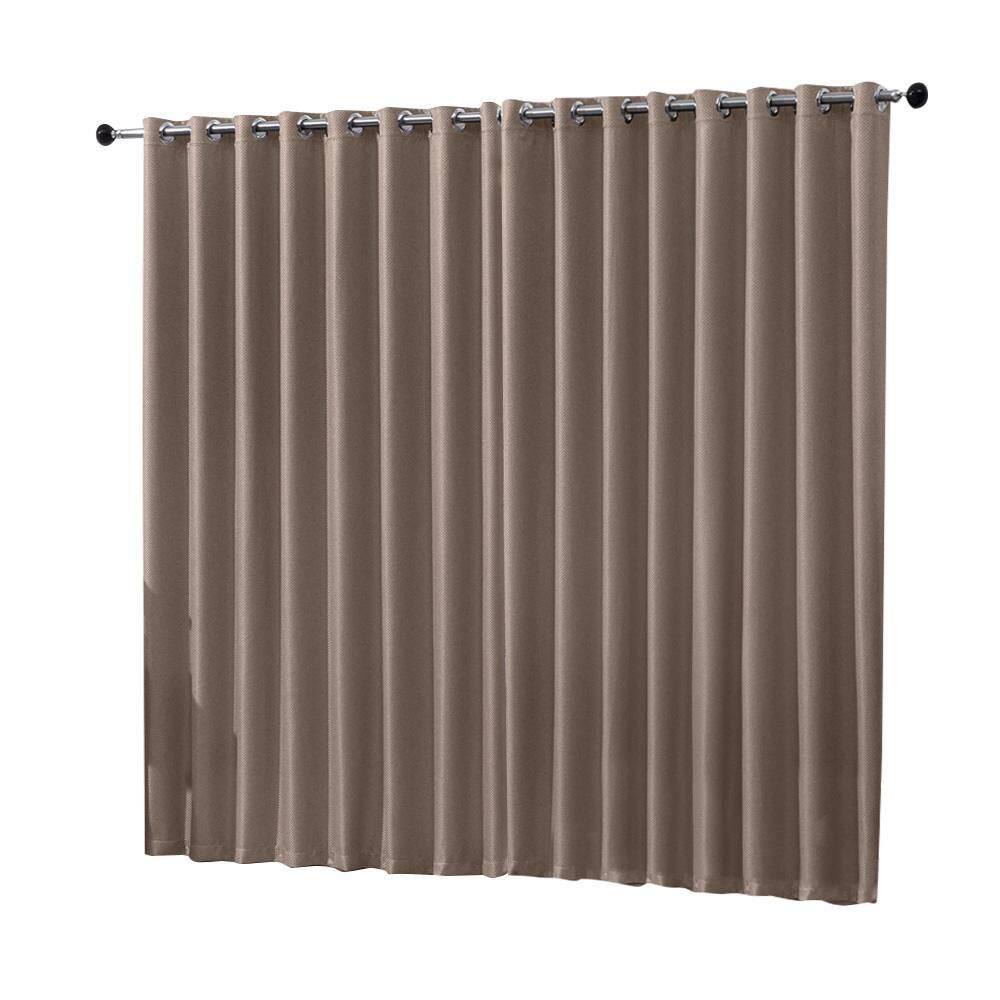 Cortina Blecaute Para Varão Simples Sala Quarto Caqui 7M