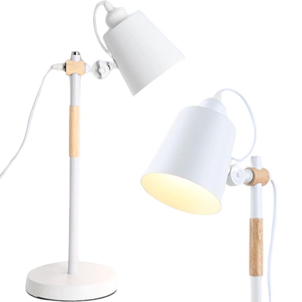 Luminária Mesa 57Cm Retrô Escandinava Articulada Metal