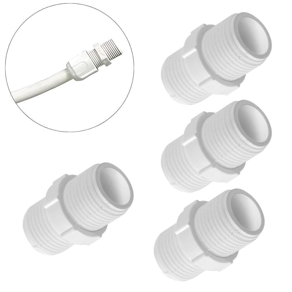 Niple Conexão Duplo 1/2 X 1/2 Pvc Linha Roscável 04 Un