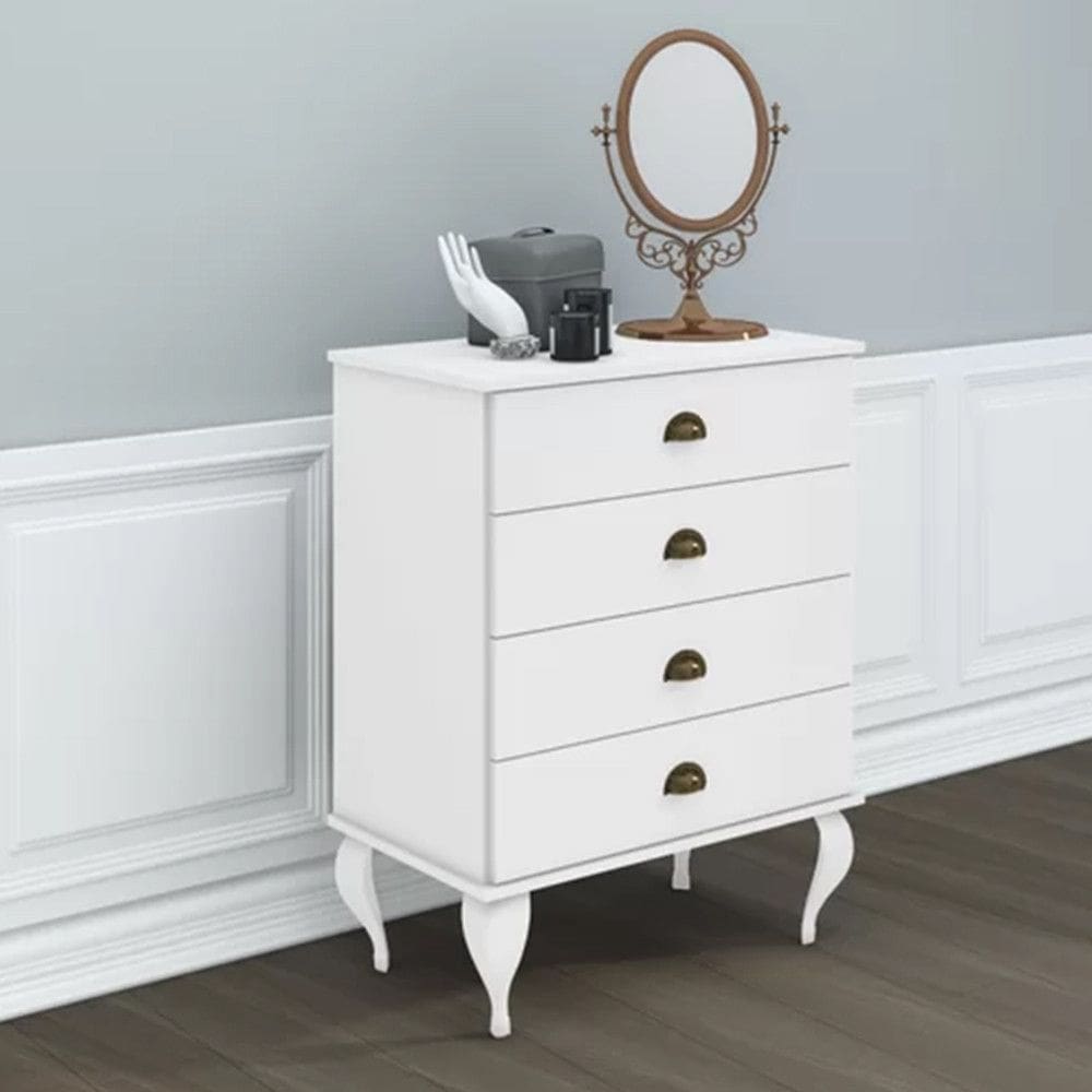 Aparador Movelbento Clássico 4 Gavetas