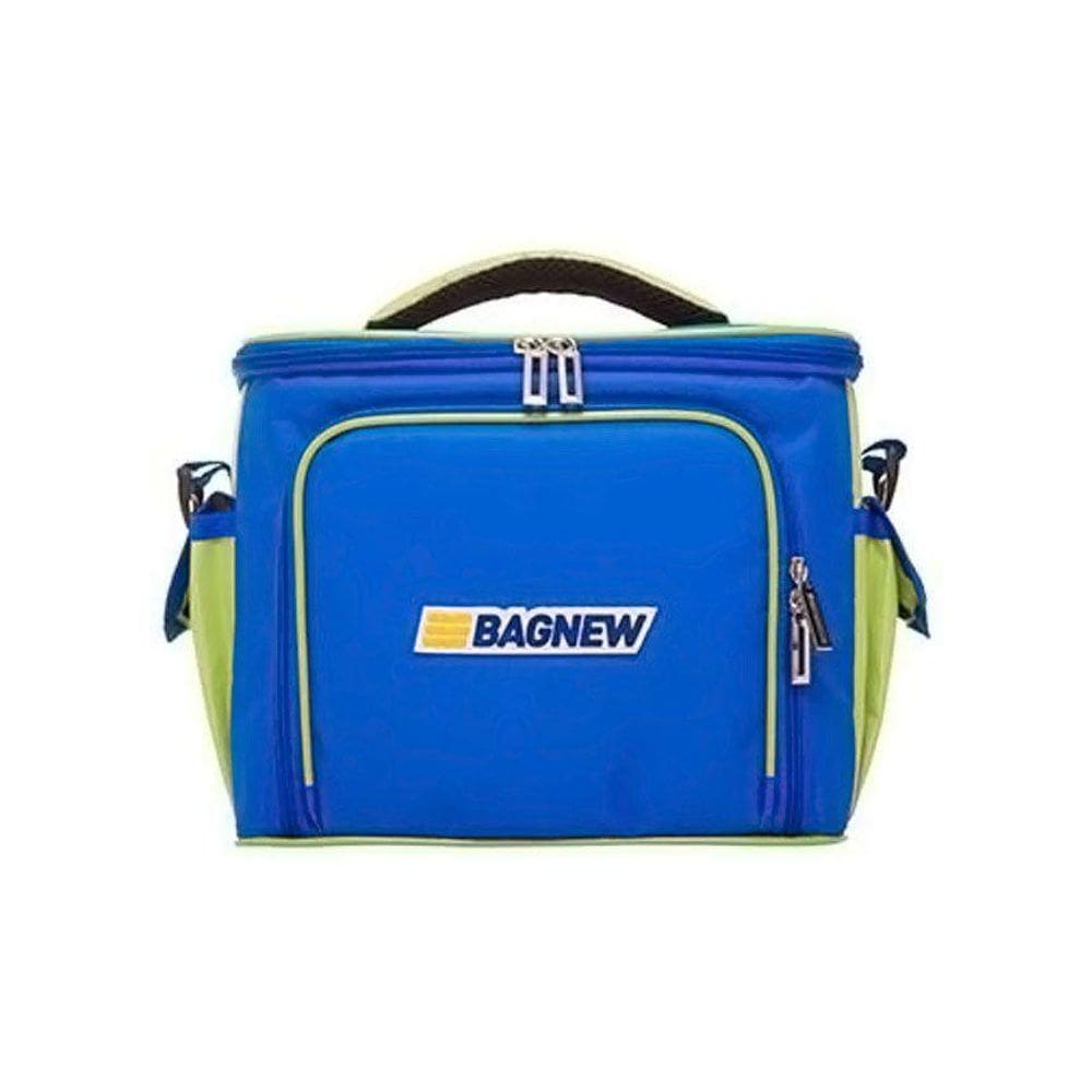 Bolsa Térmica 3 Potes - Azul Royal Verde Fit - Padrão: Único