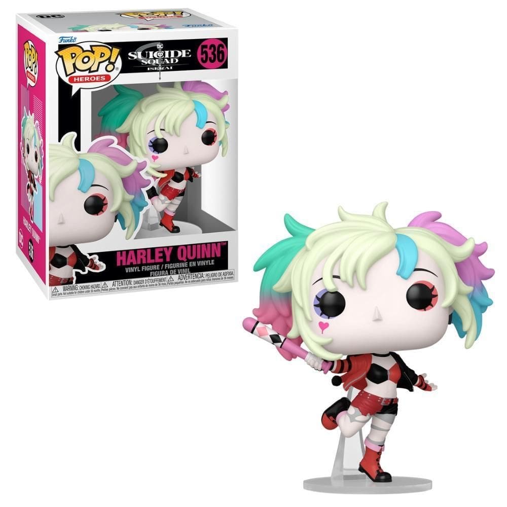 Boneco Funko Pop Esquadrão Suicida: Isekai - Arlequina