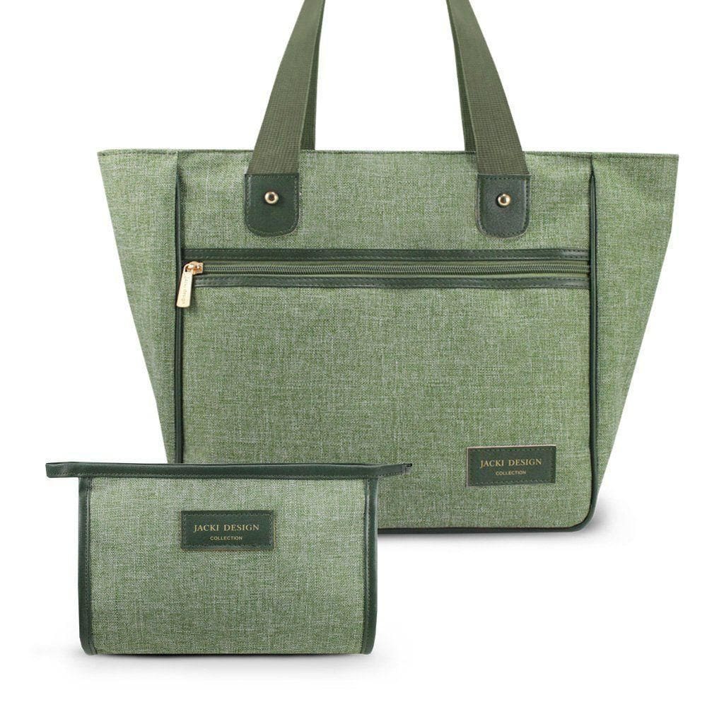 Kit De Necessaire E Bolsa Joy - Jacki Design Verde