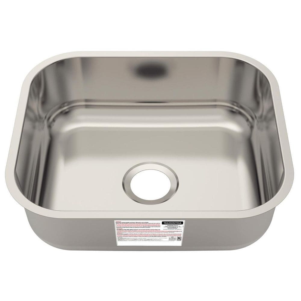 Cuba De Embutir Basic Inox Válvula E Sifão 40Bl - Tramontina
