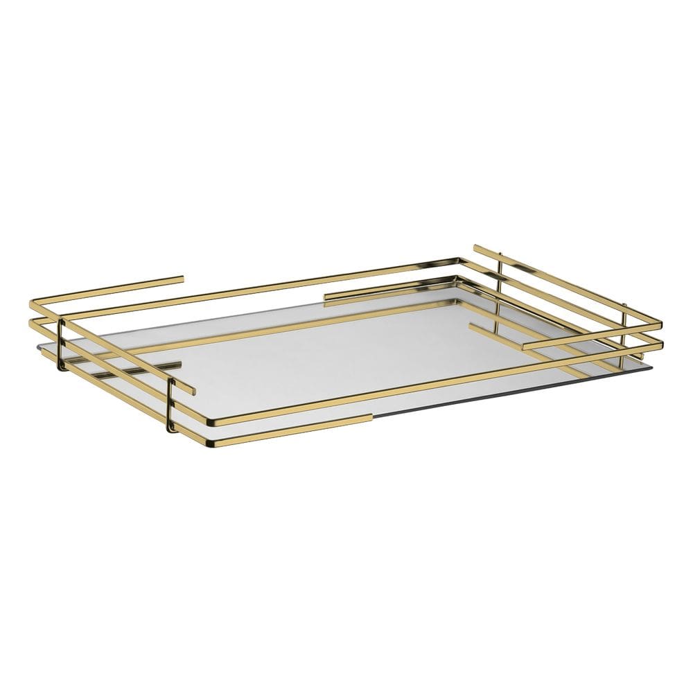 Bandeja Hara Celine Base Espelhada 41 x 30 Cm