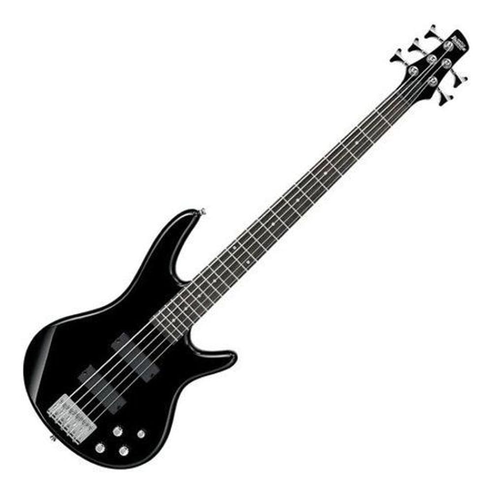 Baixo Ibanez 5 Cordas Ativo Gsr 205 Bk Preto