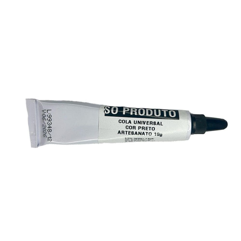 Cola Universal Cor Preto Artesanato - 19G
