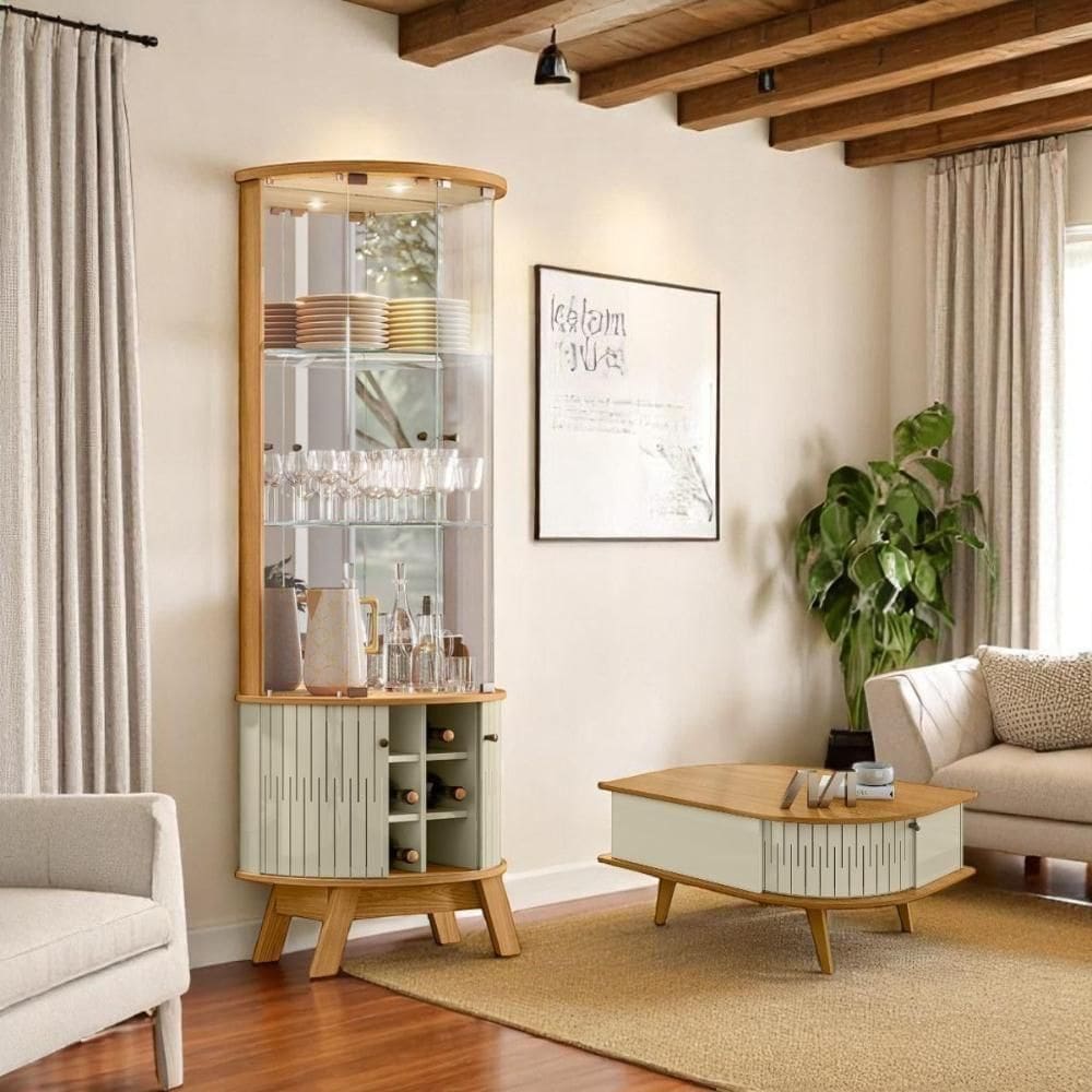 Mesa De Centro Indianapolis Com Tampo Decorativo Cumaru-opala