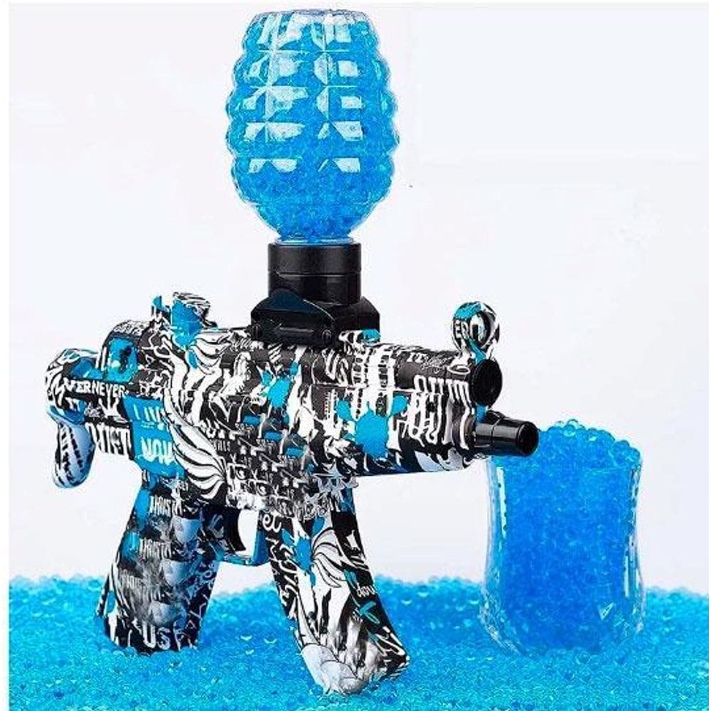 Brinquedo Automático 5000 Bolinhas De Gel E Óculos Proteção