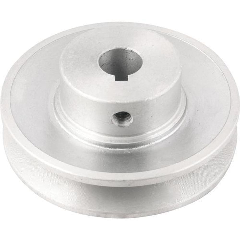 Polia Alumínio 1 Canal Perfil A 90Mm Com Furo 5/8 - Vonder