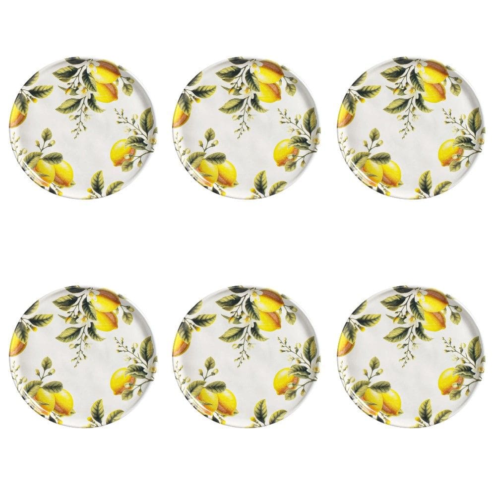 Conjunto de Pratos de Sobremesa 06 Peças Bio Limonata Porto Brasil
