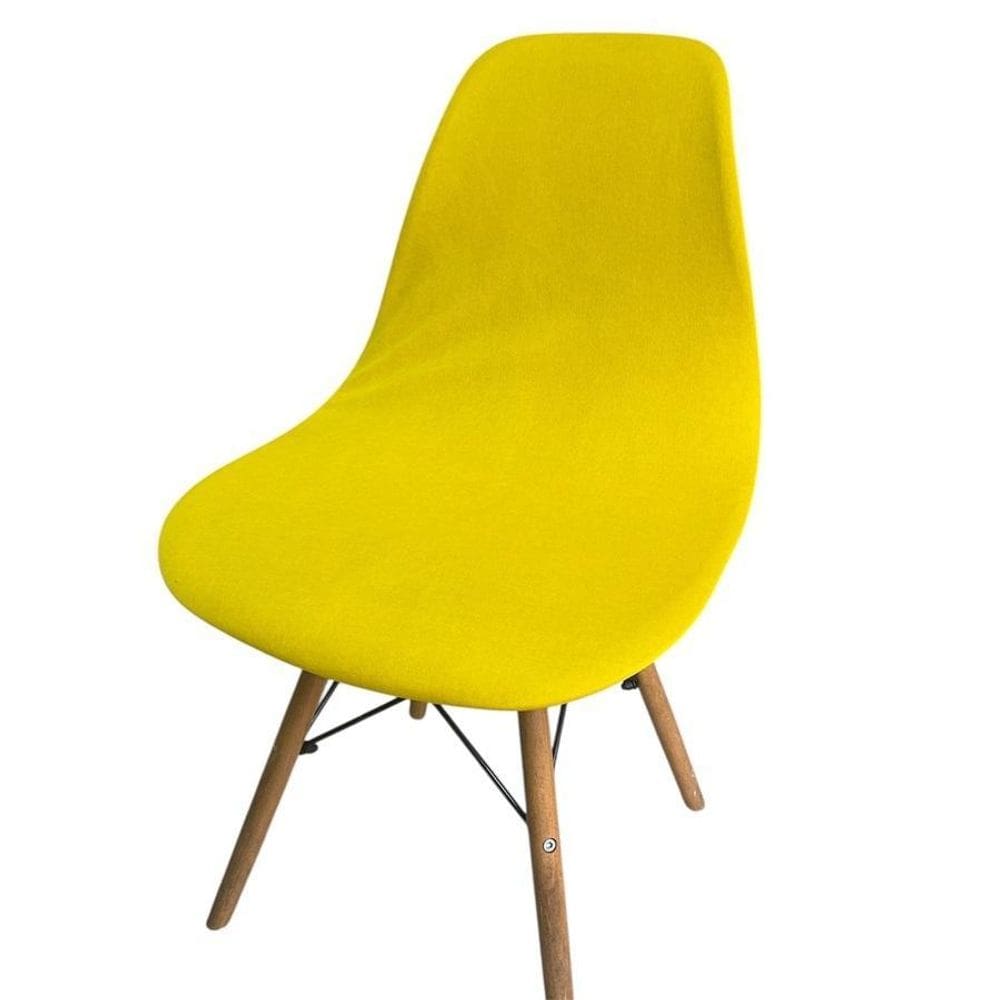 Capa Cadeira Charles Eames Eiffel Pé Palito 1 Peça Malha