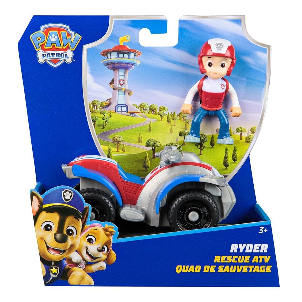 Patrulha Canina - Veículo Do Ryder + Boneco De 6Cm (Novo)