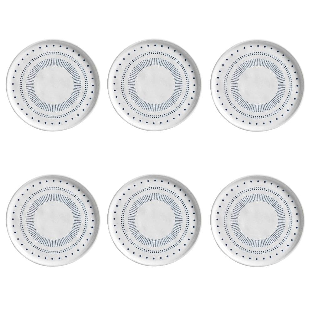 Conjunto de Pratos de Sobremesa 06 Peças Bio Astral Porto Brasil