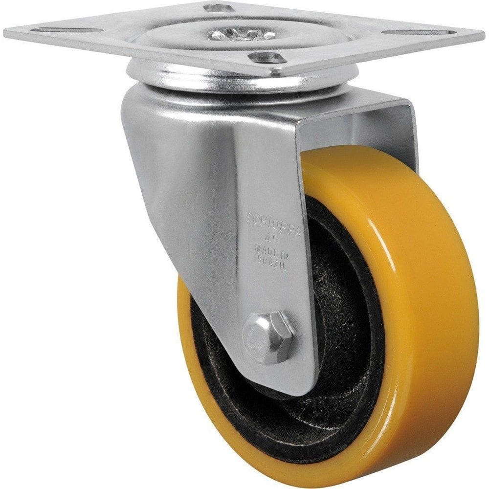 Rodízio Giratória De Poliuretano 5Pol 125Mm Suporta 300Kg