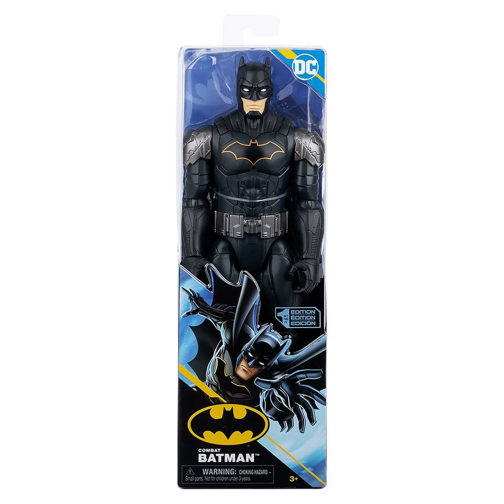 Boneco Batman Com Traje Cinza De 30 Cm