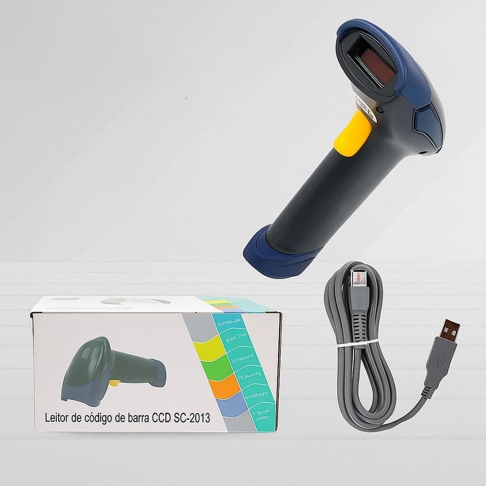 Leitor Código Portátil Scanner Para Vendas Em Pdv
